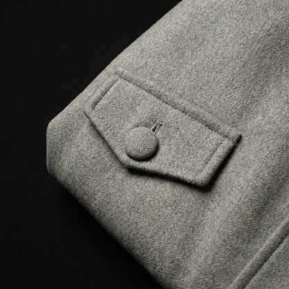 Cropped Hooded Jacket – Taupe