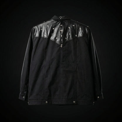 Embellished Panel Jacket – Black