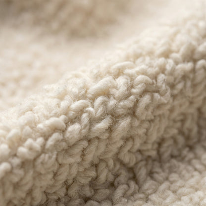 Textured Open Jacket – Ivory