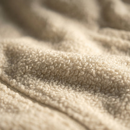 Textured Open Jacket – Ivory