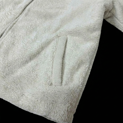 Textured Open Jacket – Ivory